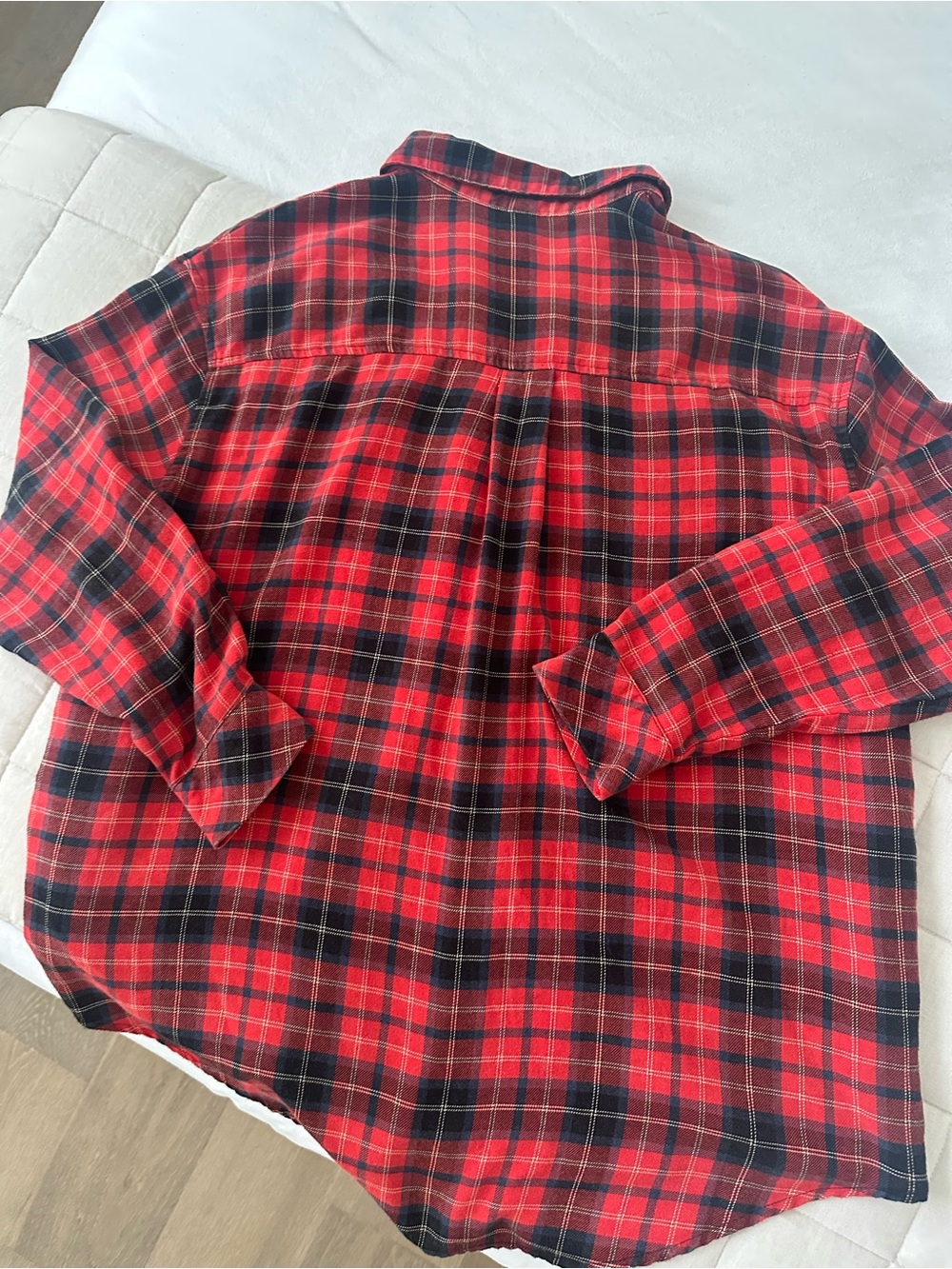 wild fable Red and Black Plaid Button-Down Shirt - Picture 5 of 5